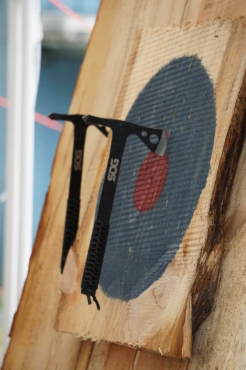 upclose axes in tarrget